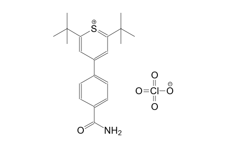 4-[4-(aminocarbonyl)phenyl]-2,6-ditert-butylthiopyrylium perchlorate