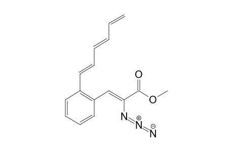 Methyl .alpha.-azido-2-[hexa-1',3',5'-trienyl)cinnamate