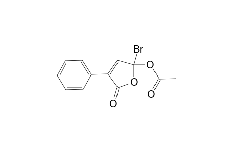 (2-bromanyl-5-oxidanylidene-4-phenyl-furan-2-yl) ethanoate