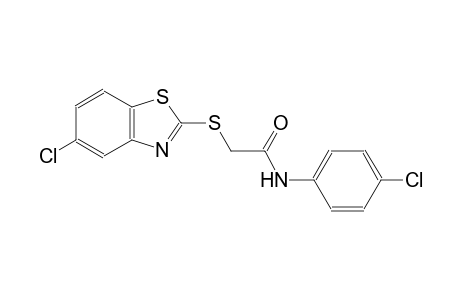 acetamide, 2-[(5-chloro-2-benzothiazolyl)thio]-N-(4-chlorophenyl)-