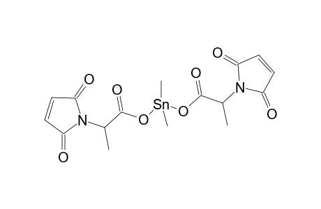 Dimethylstannanediyl bis(2-(2,5-dioxo-2,5-dihydro-1H-pyrrol-1-yl)propanoate)