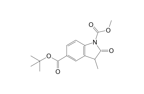 Methyl 5-(tert-Butoxycarbonyl)-3-methyl-2-oxoindole-1-carboxylate