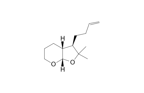 (3R,3aR,7aS)-3-(But-3-en-1-yl)-2,2-dimethylhexahydro-4H-furo[2,3-b]pyran
