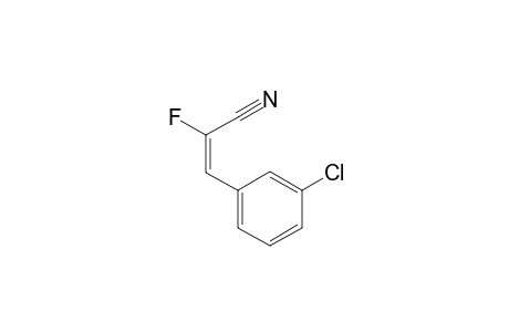 (E)-3-(3-Chlorophenyl)-2-fluoroacrylonitrile