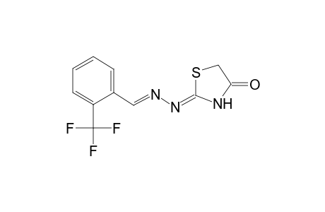 2-(Trifluoromethyl)benzaldehyde [(2Z)-4-oxo-1,3-thiazolidin-2-ylidene]hydrazone