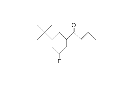 1-Fluoro-3-(1-oxo-2-trans-butenyl)-5-tert-butyl-cyclohexane