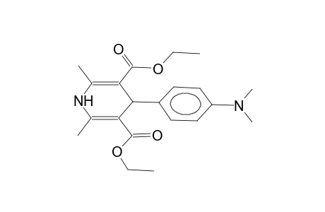 2,6-dimethyl-3,5-diethoxycarbonyl-4-(4-dimethylaminophenyl)-1,4-dihydropyridine