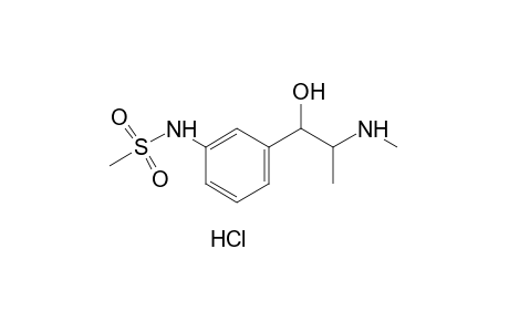 3'-[1-hydroxy-2-(methylamino)propyl]methanesulfonanilide, hydrochloride