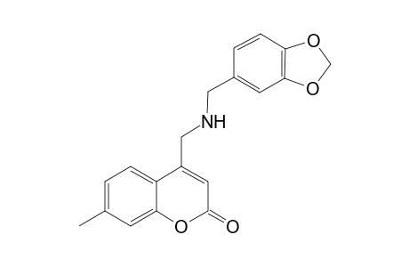 7-Methyl-4-(N-piperonylinomethyl)coumarin