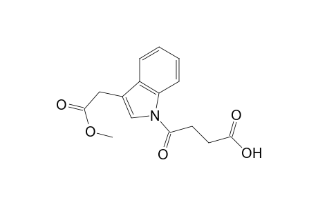 .gamma.-Oxo-3-[(methoxycarbonyl)methyl]-1H-indole-1-butanoic acid