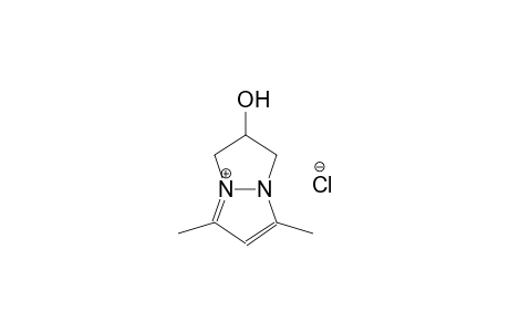 1H,2H,3H-pyrazolo[1,2-a]pyrazolium, 2-hydroxy-5,7-dimethyl-,chloride