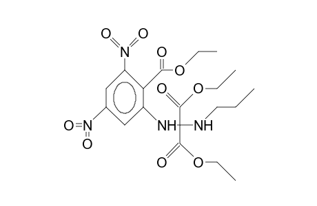 Ethyl 2-[N-(diethoxycarbonyl)(n-propylamino)methyl]amino-4,6-dinitrobenzoate