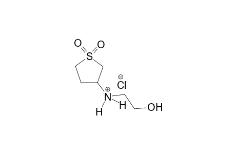 3-thiophenaminium, tetrahydro-N-(2-hydroxyethyl)-, chloride, 1,1-dioxide