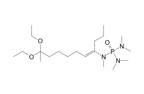 (10,10-Diethoxy-4-undecen-4-yl)-pentamethyl phosphoric triamide