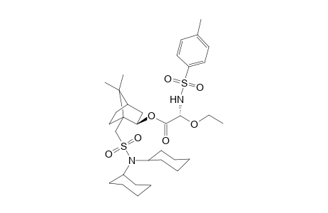 N-((2'S/R)-N'-p-Toluenesulphonylethoxyglycine)-10-N,N-dicyclohexylsulphamoyl-(2R)-isoborneyl ester-