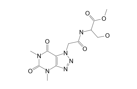 1-[4,6-DIMETHYL-1H-[1,2,3]-TRIAZOLO-[4,5-D]-PYRIMIDINE-5,7(4H,6H)-DIONE]-ACETYL-L-SERINE-METHYLESTER