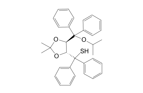 (4R,5R)-2,2-Dimethyl-5-[(1-methylethoxy)(diphenyl)methyl]-alpha,alpha-diphenyl-1,3-dioxolane-4-methanethiol