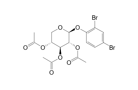 2,4-dibromophenyl beta-D-xylopyranoside, triacetate