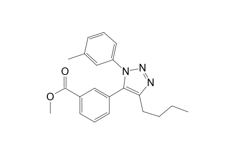 Methyl 3-(4-butyl-1-m-tolyl-1H-1,2,3-triazol-5-yl)benzoate