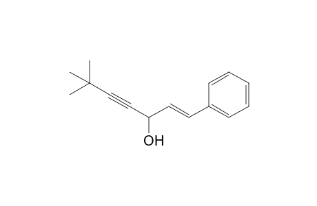 (E)-6,6-Dimethyl-3-hydroxy-1-phenyl-1-hepten-4-yne