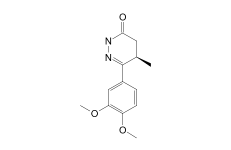 6-(3,4-DIMETHOXYPHENYL)-5-METHYL-4,5-DIHYDRO-2H-PYRIDAZIN-3-ONE