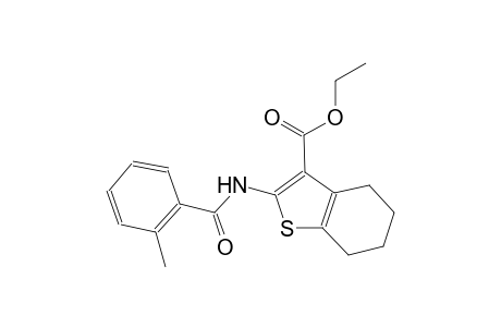 ethyl 2-[(2-methylbenzoyl)amino]-4,5,6,7-tetrahydro-1-benzothiophene-3-carboxylate