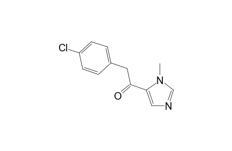 Ethanone, 2-(4-chlorophenyl)-1-(1-methyl-1H-imidazol-5-yl)-