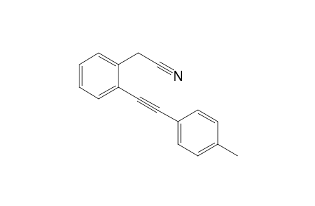 2-(2-(p-Tolylethynyl)phenyl)acetonitrile