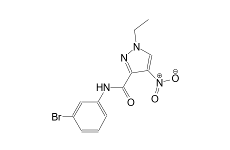 N-(3-bromophenyl)-1-ethyl-4-nitro-1H-pyrazole-3-carboxamide