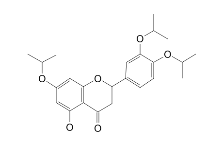 2-(3,4-di(Isopropyl)oxyphenyl)-2,3-dihydro-5-hydroxy,7-(isopropyl)oxy-4H-1-benzopyran-4-one