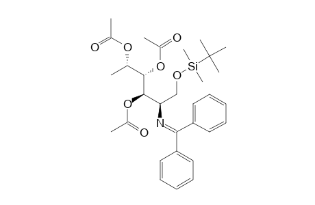 3,4,5-TRI-O-ACETYL-2-AMINO-1-O-TERT.-BUTYLDIMETHYLSILYL-N-DIPHENYLMETHYLENE-2-DEOXY-D-GALACTITOL