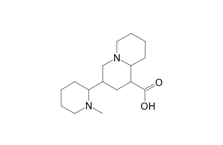 3-(1-Methyl-2-piperidinyl)octahydro-2H-quinolizine-1-carboxylic acid