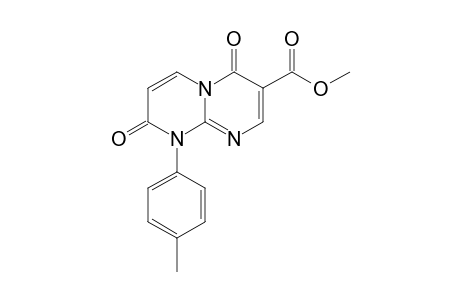 7-Methoxycarbonyl-1-p-tolyl-1H-pyrimido[1,2-a]pyrimidine-2,6-di-one