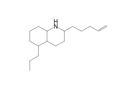 2-(4'-Penten-1'-yl)-5-propyldecahydroquinoline