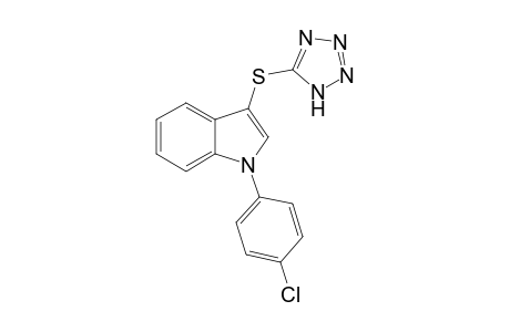3-((1H-Tetrazol-5-yl)thio)-1-(4-chlorophenyl)-1H-indole