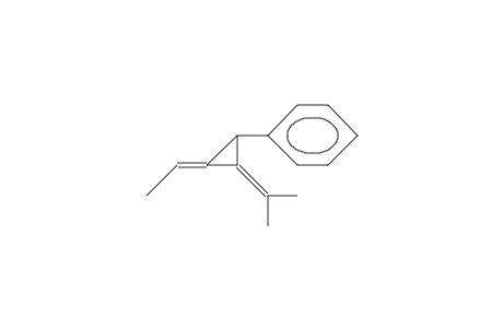 1-Isopropylidene-2-(Z)-ethylidene-3-phenyl-cyclopropane