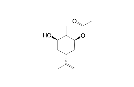 (1R,3R,5S)-3-Acetyl-2-methylene-5-(prop-1-en-2-yl)cyclohexane-1-ol