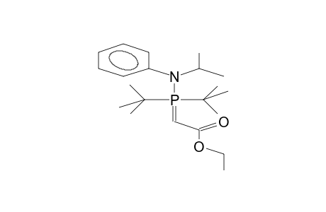 ETHOXYCARBONYLMETHYLENEDI(TERT-BUTYL)-N-ISOPROPYL-N-PHENYLAMINOPHOSPHORANE