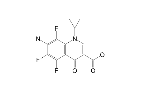 7-AMINO-1-CYCLOPROPYL-5,6,8-TRIFLUORO-4-OXO-1,4-DIHYDRO-QUINOLINE-3-CARBOXYLIC-ACID