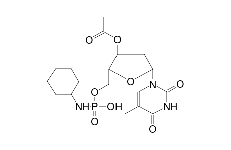 3'-O-ACETYLDEOXYTHYMIDINE-5'-CYCLOHEXYLAMIDOPHOSPHATE