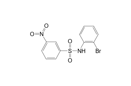N-(2-bromophenyl)-3-nitro-benzenesulfonamide
