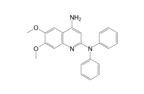 2,4-Quinolinediamine, 6,7-dimethoxy-N(2),N(2)-diphenyl-