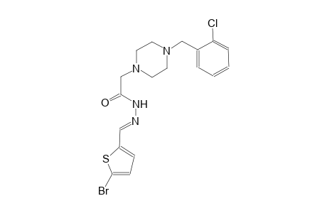 N'-[(E)-(5-bromo-2-thienyl)methylidene]-2-[4-(2-chlorobenzyl)-1-piperazinyl]acetohydrazide