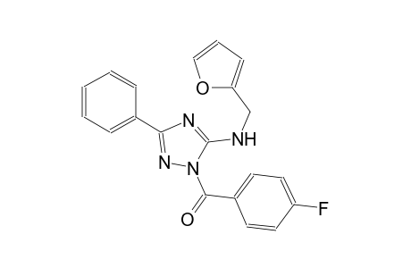 1H-1,2,4-triazol-5-amine, 1-(4-fluorobenzoyl)-N-(2-furanylmethyl)-3-phenyl-