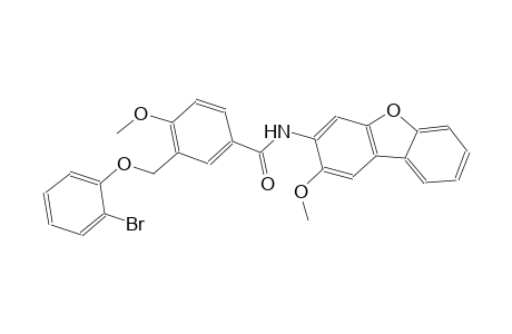 3-[(2-bromophenoxy)methyl]-4-methoxy-N-(2-methoxydibenzo[b,d]furan-3-yl)benzamide