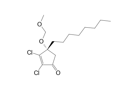 2,3-DICHLORO-4-METHOXYMETHOXY-4-OCTYL-CYCLOPENT-2-EN-1-ONE