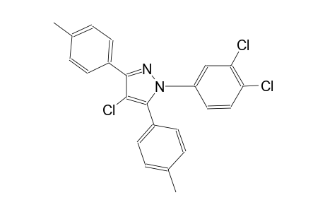 4-chloro-1-(3,4-dichlorophenyl)-3,5-bis(4-methylphenyl)-1H-pyrazole