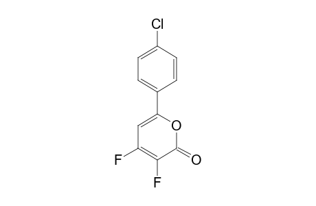 3,4-DIFLUORO-6-(PARA-CHLOROPHENYL)-2H-PYRAN-2-ONE