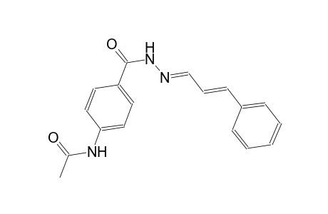 benzoic acid, 4-(acetylamino)-, 2-[(E,2E)-3-phenyl-2-propenylidene]hydrazide