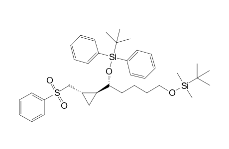 (1S,2S,1'R)-1-(5'-tert-Butyldimethylsilyloxy-1'-tert-butyldiphenylsiloxypentyl)-2-phenylsulfonylmethylcyclopropane
